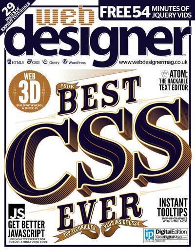 Web Designer Magazine 240 cover